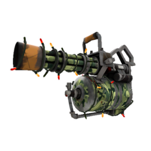 Strange Unusual Festivized King of the Jungle Minigun (Well-Worn)