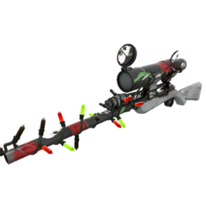 Strange Unusual Festivized Specialized Killstreak Death Deluxe Sniper Rifle (Well-Worn)