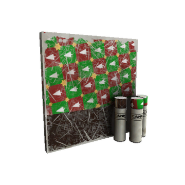 Strange Unusual Gifting Mann's Wrapping Paper War Paint (Well-Worn)