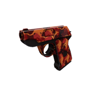 Unusual Professional Killstreak Red Rock Roscoe Pistol (Factory New)